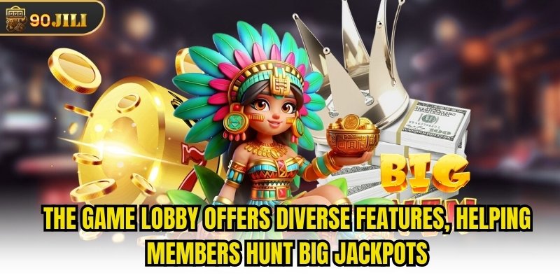 The game lobby offers diverse features, helping members hunt big jackpots