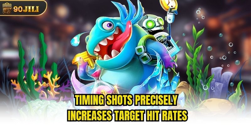 Timing shots precisely increases target hit rates